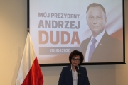 Wizyta Marszałek Sejmu RP Elżbiety Witek w Sokołowie Podlaskim 20 czerwca 2020 r.