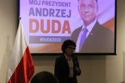 Wizyta Marszałek Sejmu RP Elżbiety Witek w Sokołowie Podlaskim 20 czerwca 2020 r.